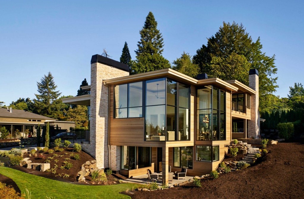 joie de vivre house Windows and doors for the ultimate hillside home